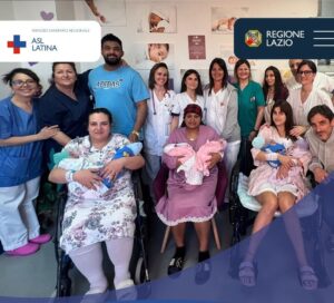 Latina – All’ospedale Santa Maria Goretti tre parti gemellari in un giorno