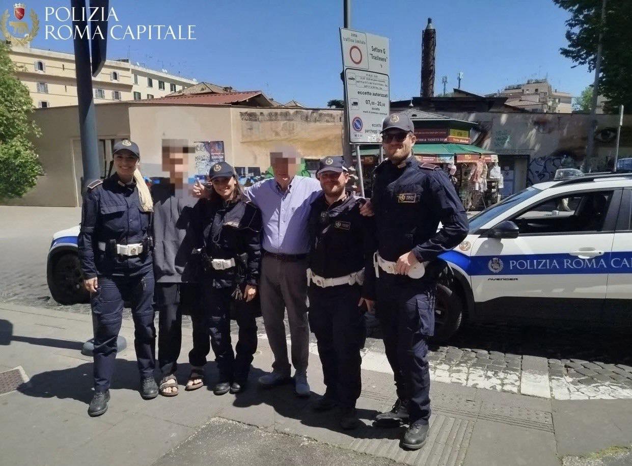 Roma – Minore scomparso nel centro storico ritrovato in poche ore, decisivo l’intervento della polizia locale