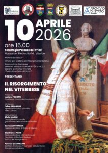 “Il Risorgimento nel Viterbese”: incontro-conferenza nella Sala Regia di Palazzo dei Priori a Viterbo