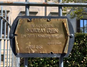 Ad Oriolo Romano parco intitolato a Nicholas Green e nascita gruppo Aido