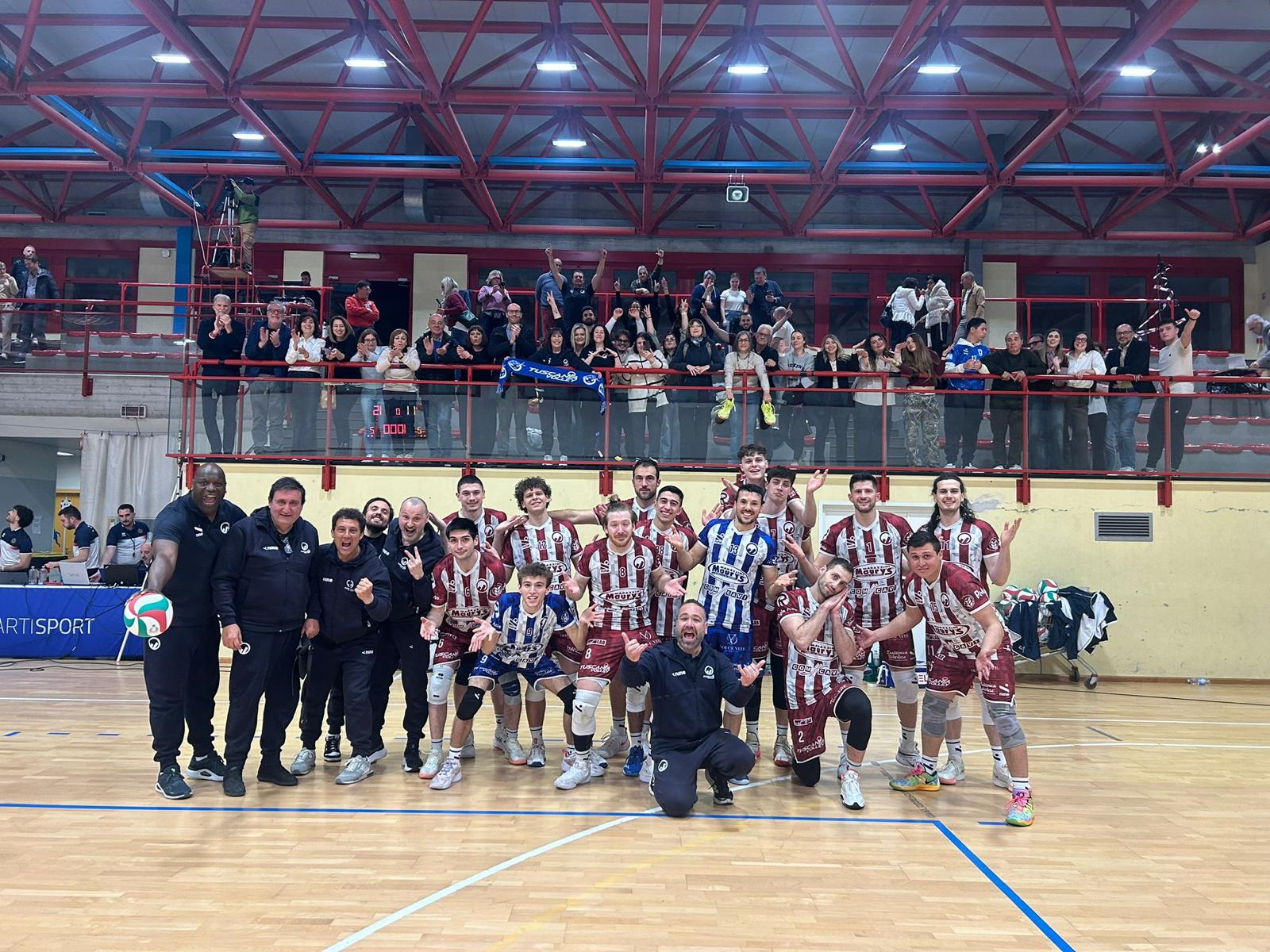 Pallavolo – La Maury’s Com Cavi Tuscania supera Taviano (2-3) e vola in finale di Coppa Italia