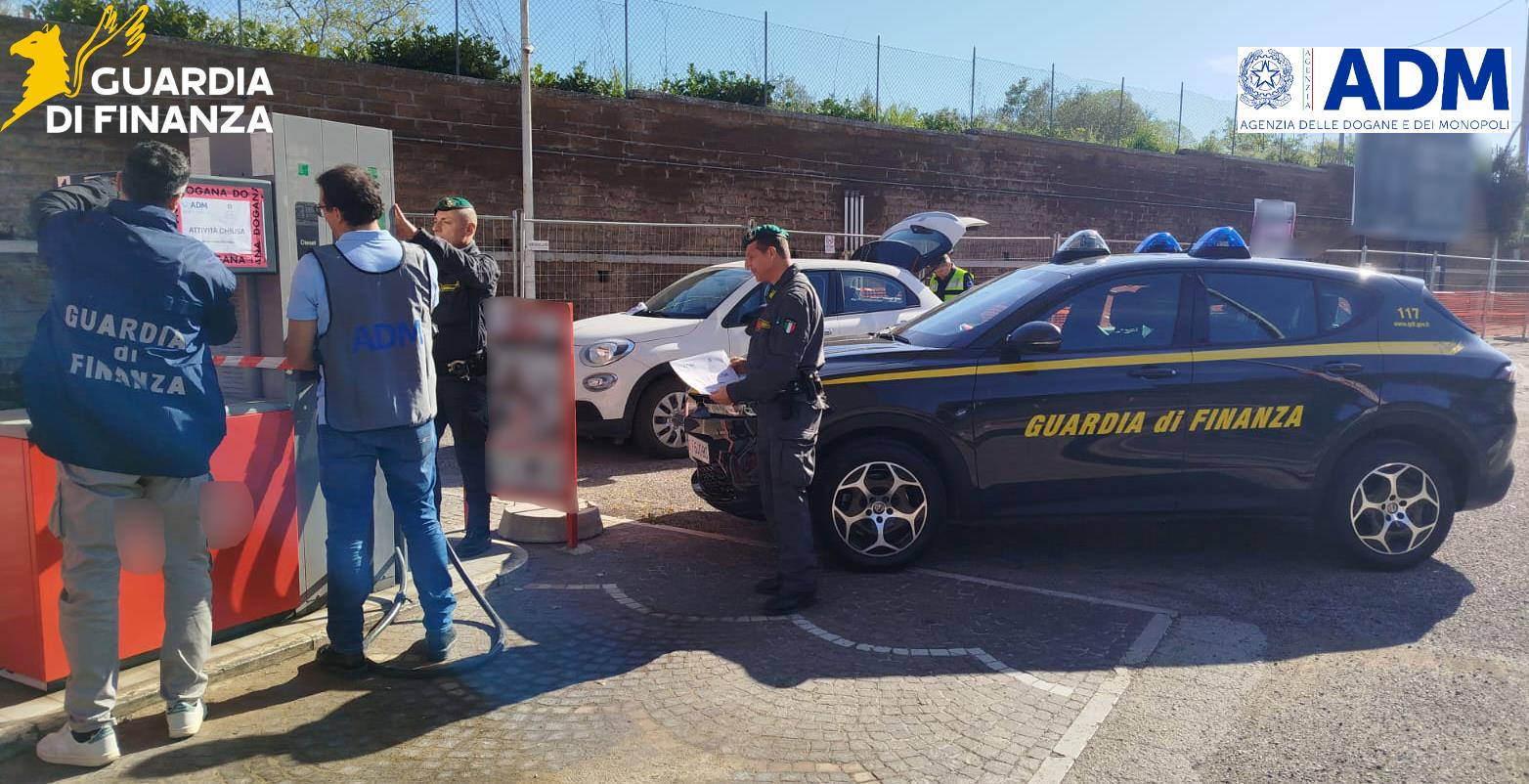 GDF Viterbo – Controlli congiunti con Agenzia delle Dogane e Monopoli: disposta chiusura di distributore stradale