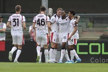 Verona-Milan 0-1: Allegri aggancia il Napoli al secondo posto e blinda la Champions