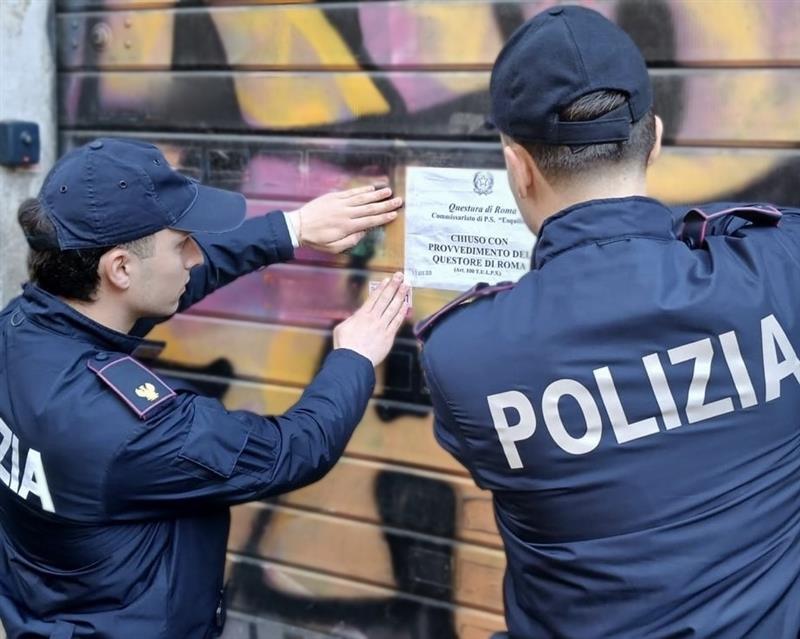 Roma: risse, musica alta e spaccio, chiusi due locali in zona Esquilino-Porta Maggiore