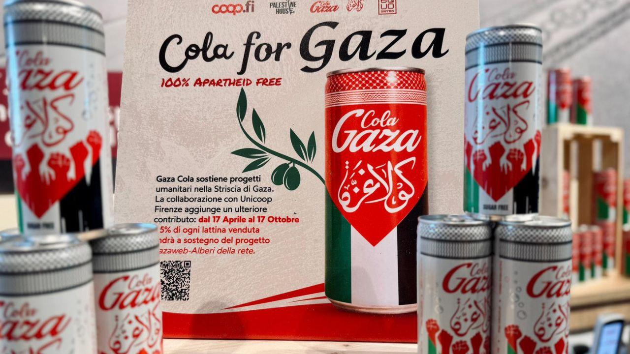 Gaza Cola arriva sugli scaffali Coop in Toscana: in vendita in 60 supermercati Unicoop