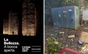 Viterbo – Il degrado accoglie turisti e famiglie sotto alle mura simbolo della rinascita firmata Frontini