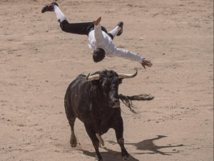 Toro incorna e perfora il retto anale a un torero durante la corrida, gravissime le lesioni