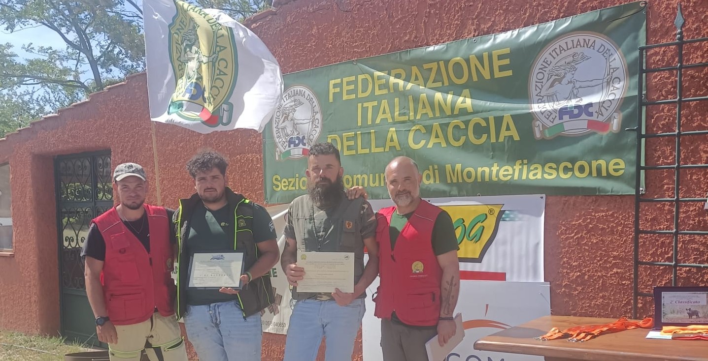Gara cinofila su cinghiale, trionfo di Marchino al Gran Trofeo Città di Montefiascone