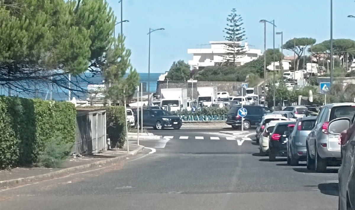 Civitavecchia – Tamponamento sull’Aurelia, traffico a rilento