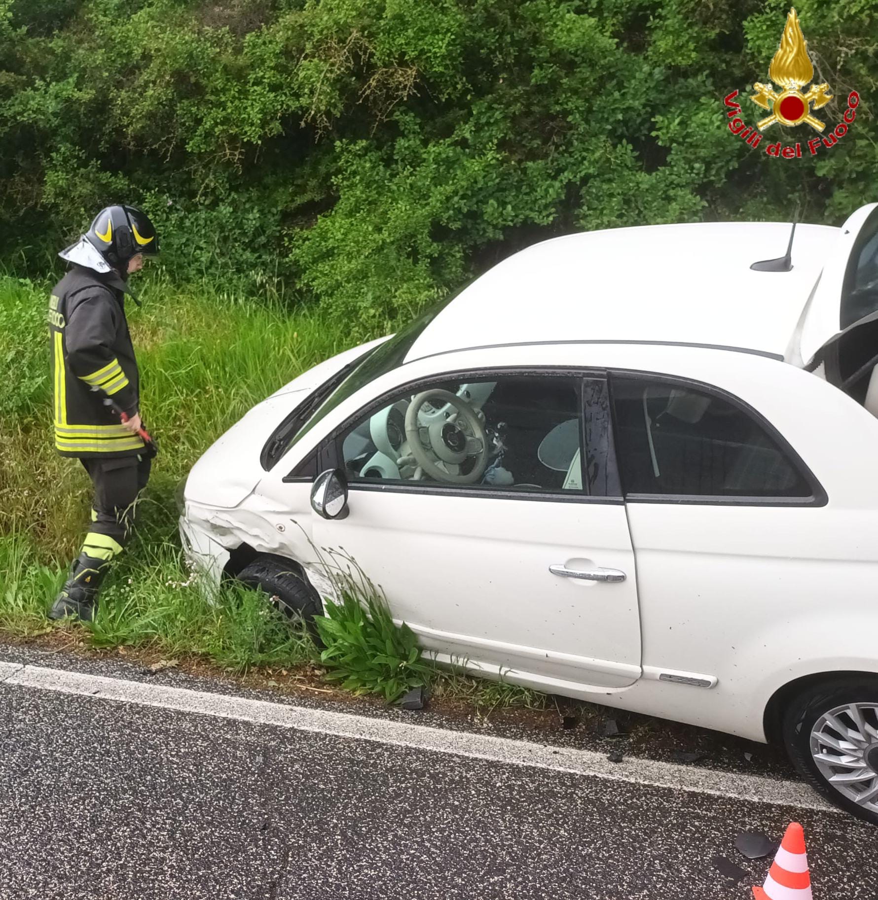 Allumiere – Scontro tra auto sulla Braccianese Claudia