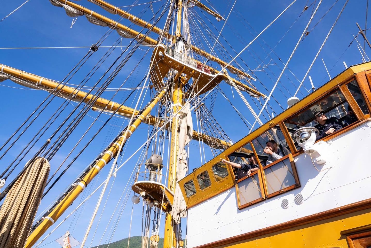 L’Amerigo Vespucci torna in mare dopo il restyling: simbolo del mare che parla anche a Civitavecchia (FOTO)