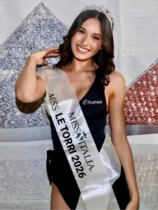 Lucrezia Nardi di Caprarola alla finalissima regionale di Miss Lazio