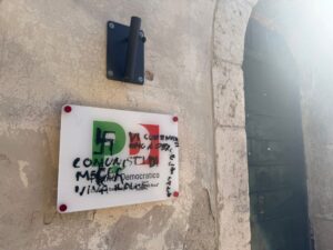 San Giorgio a Liri – Terzo atto vandalico alla sede del Pd in meno di un mese