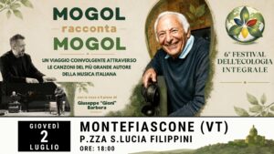 Mogol apre il Festival dell’Ecologia a Montefiascone