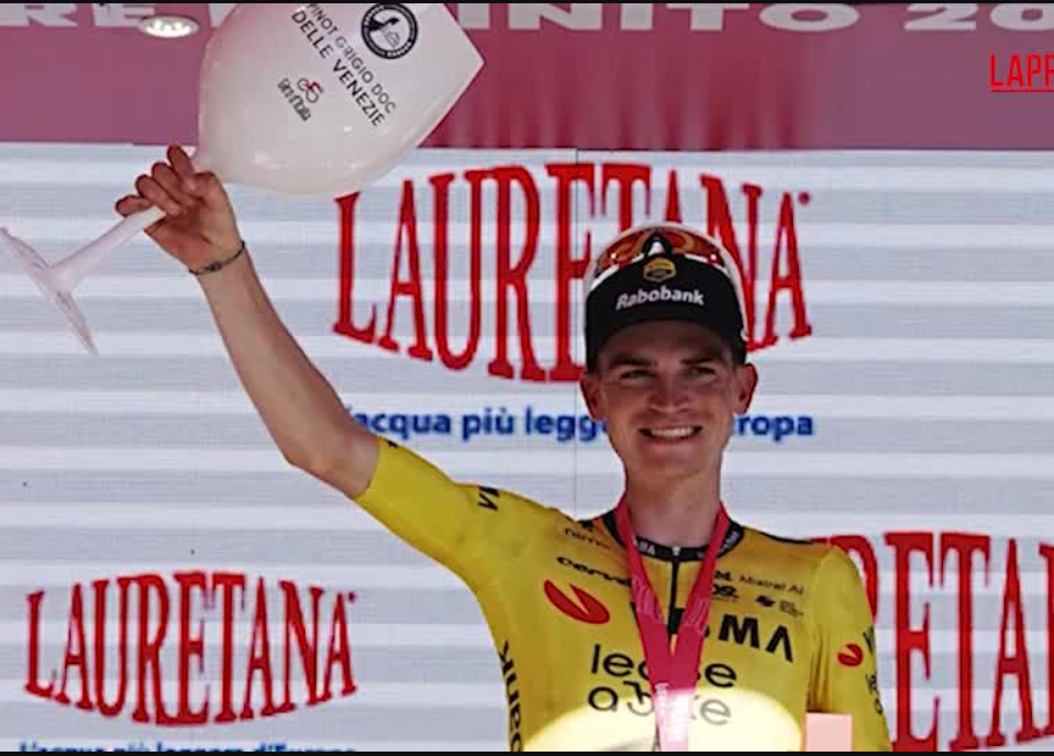 Giro d’Italia – Vittoria per distacco di Kuss, la 19/a tappa ad Alleghe è sua