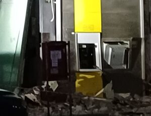 Cerveteri – Enorme boato nella notte, “commando” criminale fa saltare l’ATM delle Poste