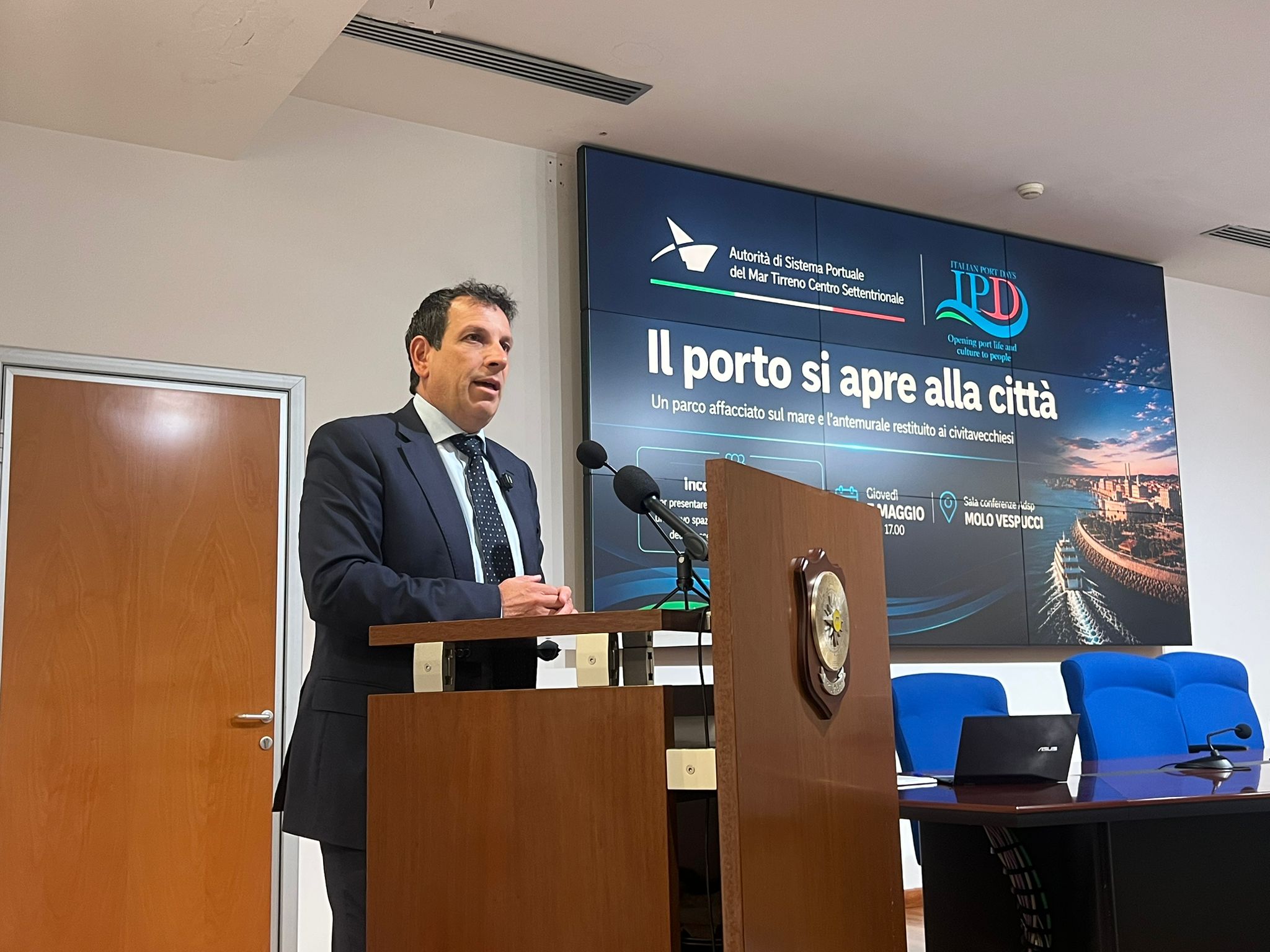 Civitavecchia – Il porto si apre alla città: presentati il parco sul mare e nuovo accesso a sud