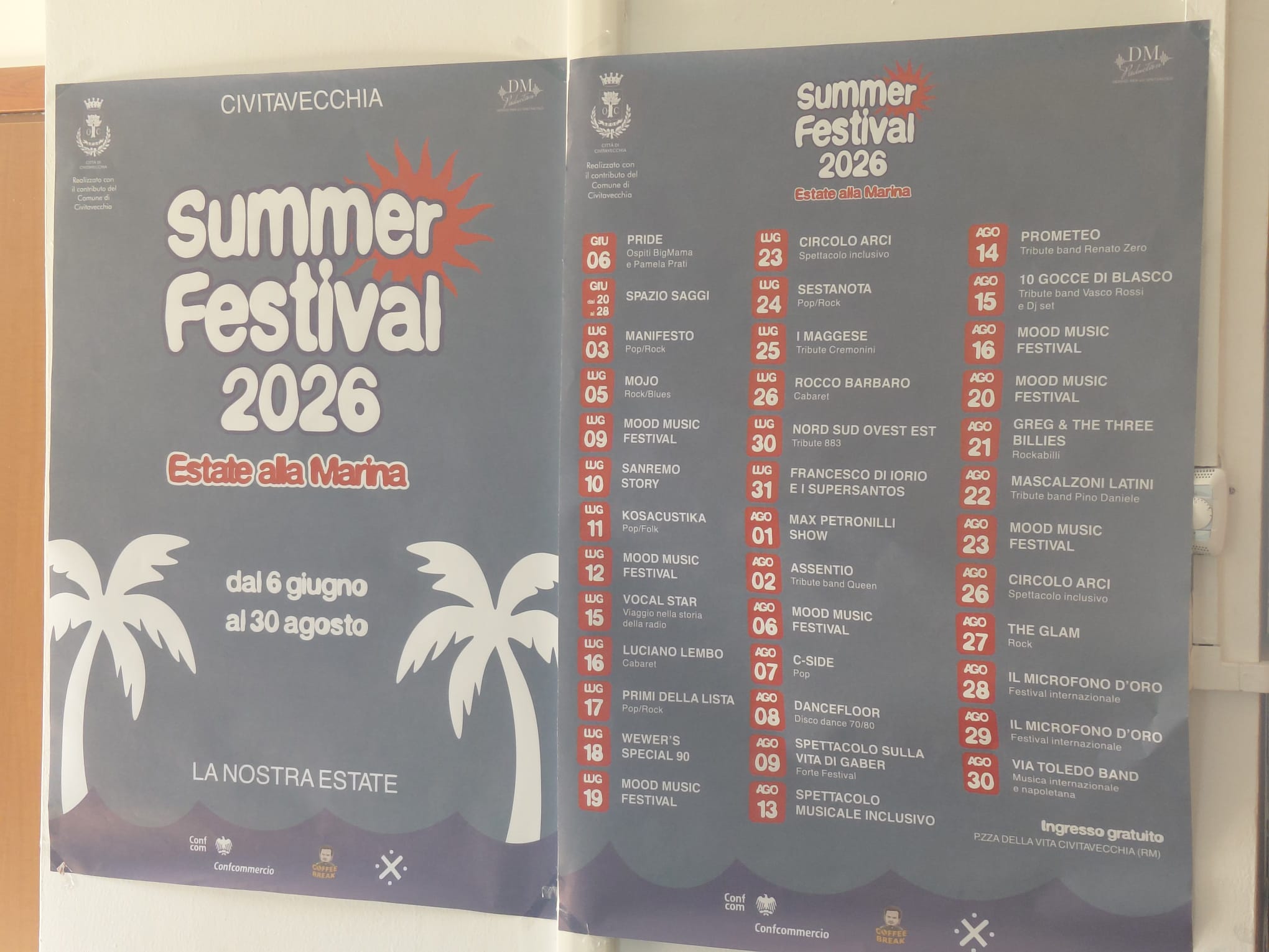 Civitavecchia – Presentato il cartellone del Summer Festival 2026 (FOTO)