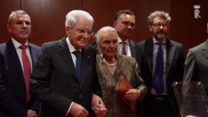 Mattarella a cerimonia intitolazione sale Centro Congressi ABI a Barucci e Sella