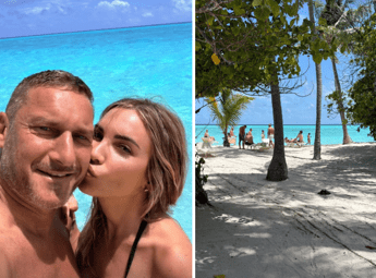 Totti, dopo il divorzio da Blasi vola alle Maldive con Noemi Bocchi