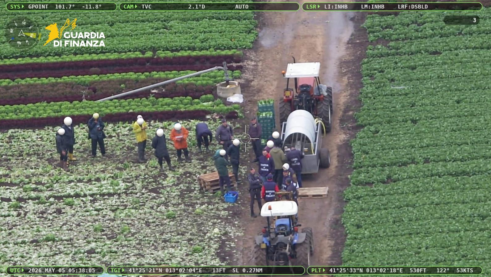 Latina – Controlli della Guardia di Finanza nelle aziende agricole: 93 lavoratori identificati, irregolarità e denunce