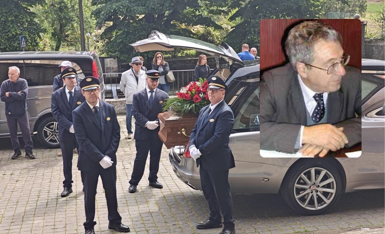 Montefiascone – L’ultimo saluto a Mario Trapè in una San Flaviano gremita: “Ha donato la sua vita alla comunità” (FOTO)