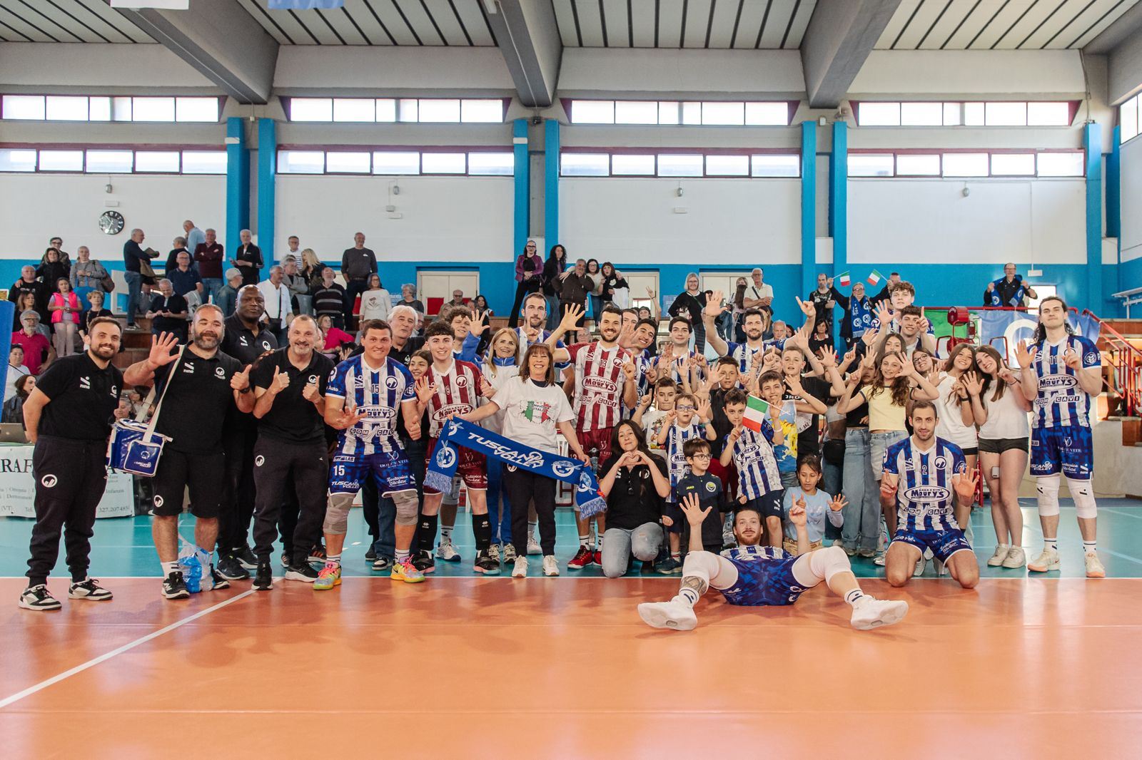 Pallavolo – La Maury’s Com Cavi Tuscania supera l’Arno (3-1) e conferma l’imbattibilità interna