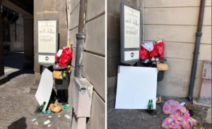 Viterbo – Spazzatura e degrado in centro, FdI: “Tempo di meno social e più lavoro per l’amministrazione”