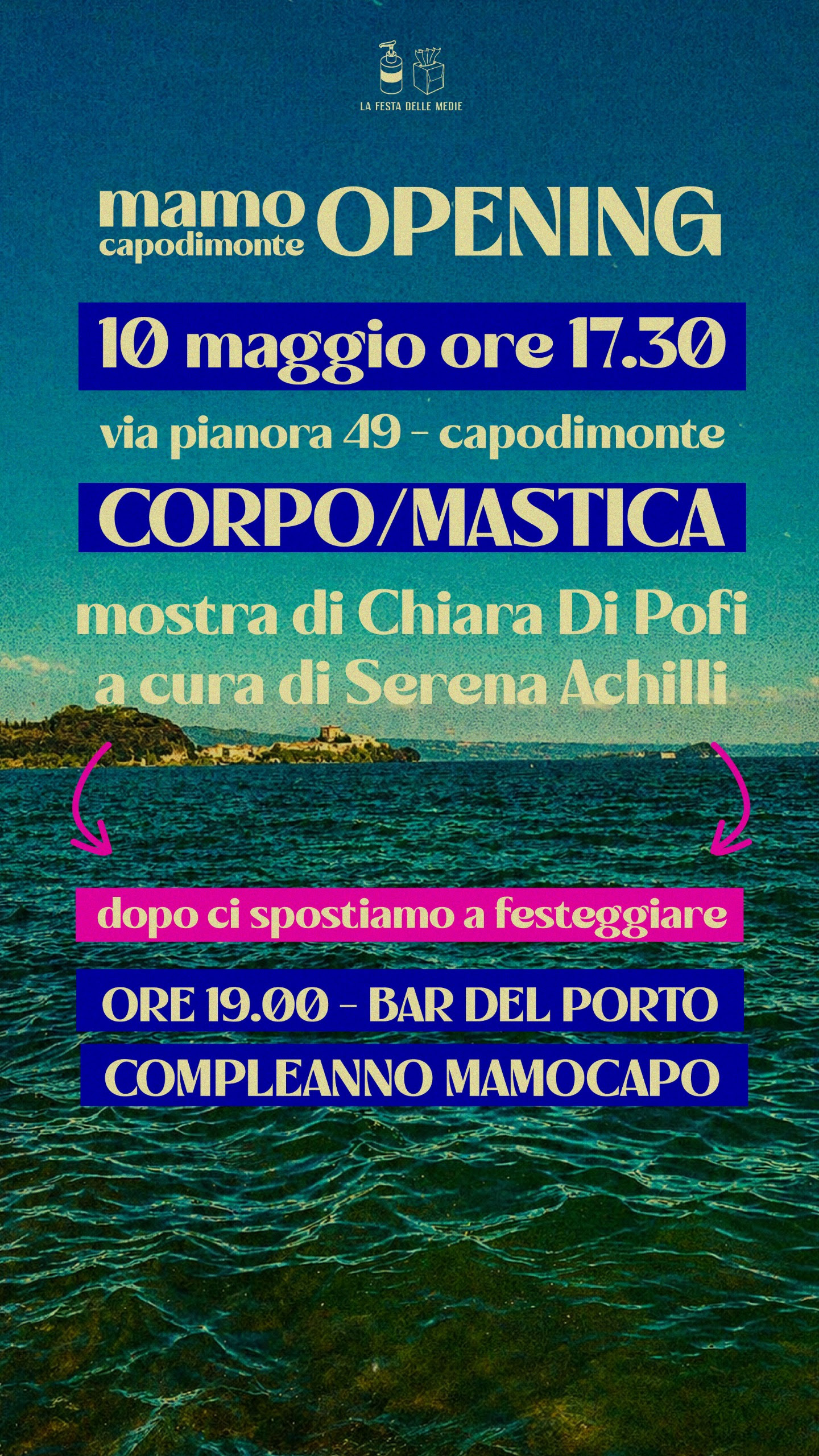 Capodimonte – Torna Otto Chodi: Mamo festeggia il compleanno riaprendo la stagione estiva con Corpo/Mastica di Chiara Di Pofi