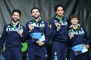 Agli Europei Italia d’oro anche nel fioretto maschile a squadre