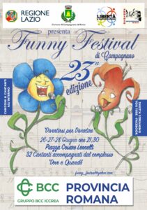 Tre serate di grande musica a Campagnano con il Funny Festival, vetrina d’eccezione per i trentadue artisti selezionati