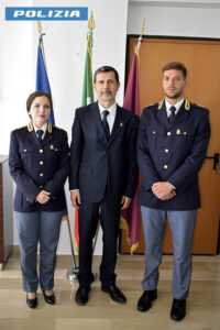 Rieti: questore accoglie due nuovi commissari della polizia di Stato