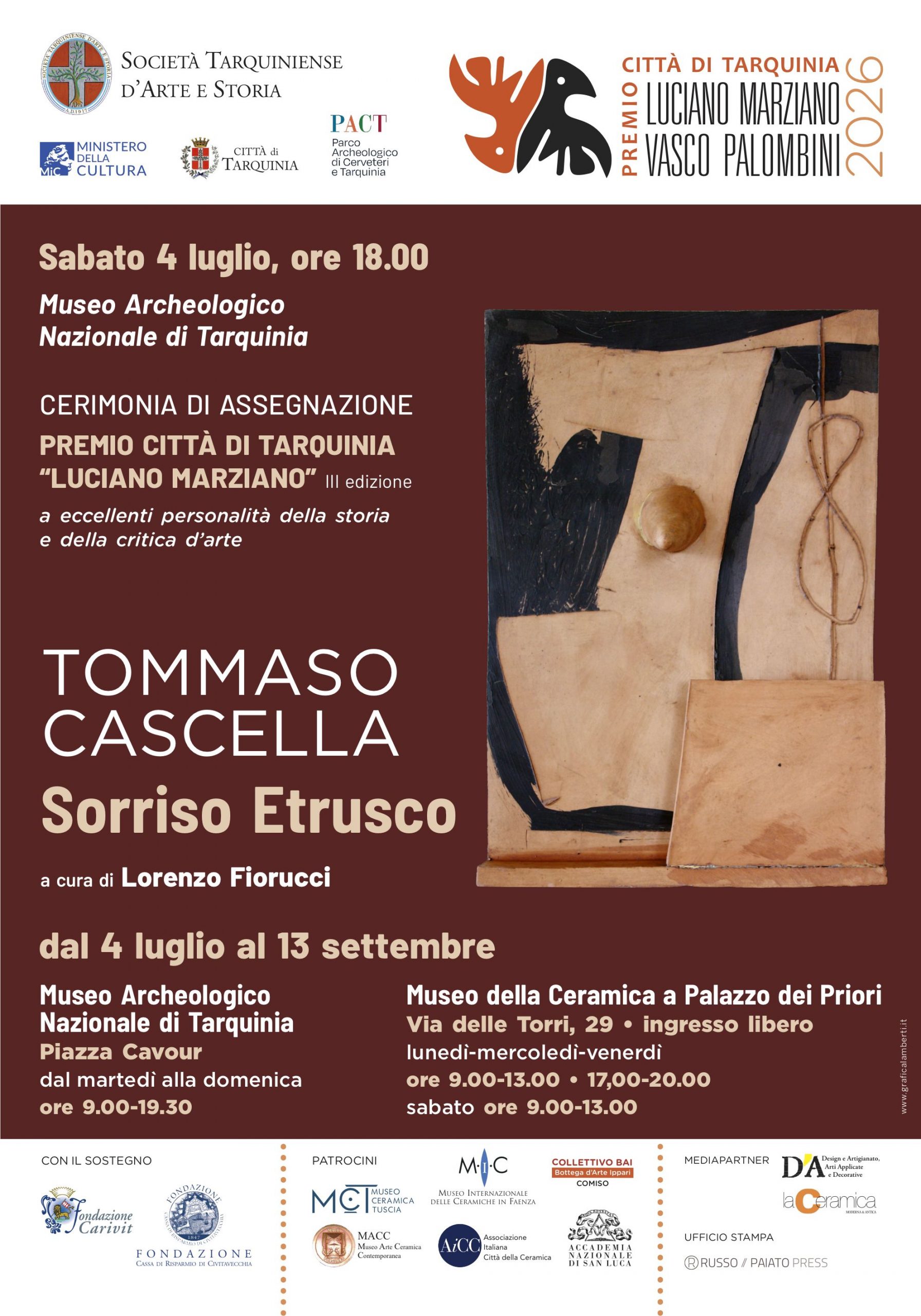 Tarquinia sorride. E quel sorriso viene da lontano, tremila anni, almeno