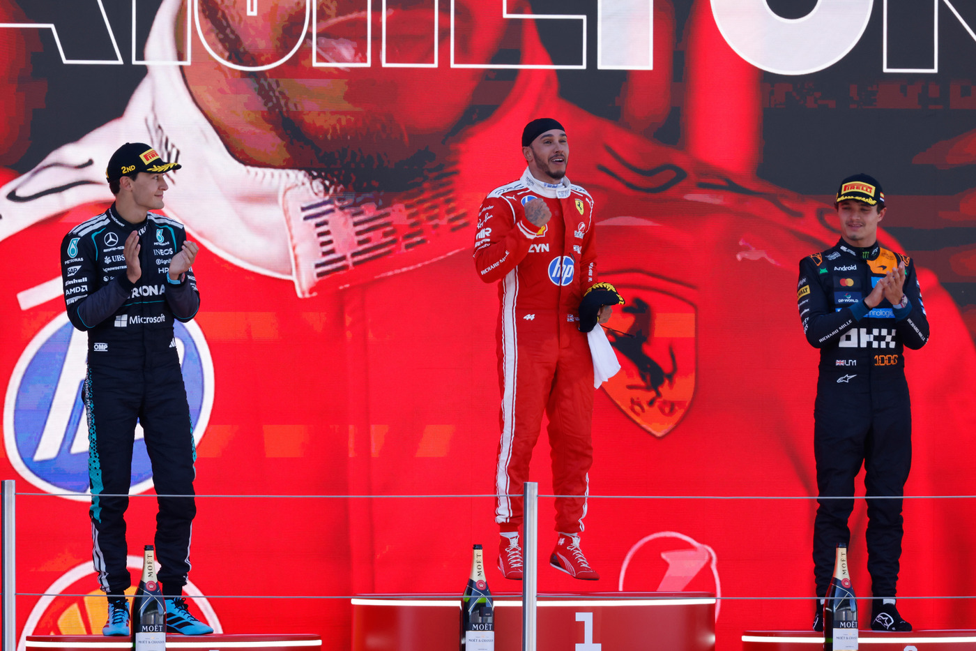 Formula 1 – A Barcellona è “Hammer Time”, Hamilton e la Ferrari sul gradino più alto del podio