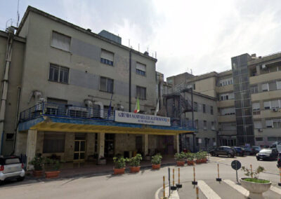 Frosinone – Rogo al terzo piano dell’ex ospedale Umberto I di viale Mazzini