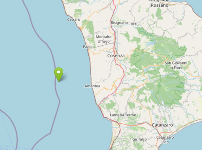 Forte terremoto al largo della Calabria: scossa di magnitudo 6.2 avvertita in gran parte del Mezzogiorno
