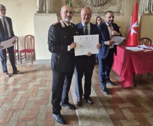 Ladispoli – Encomio solenne per il luogotenente Massimiliano Ciliberti