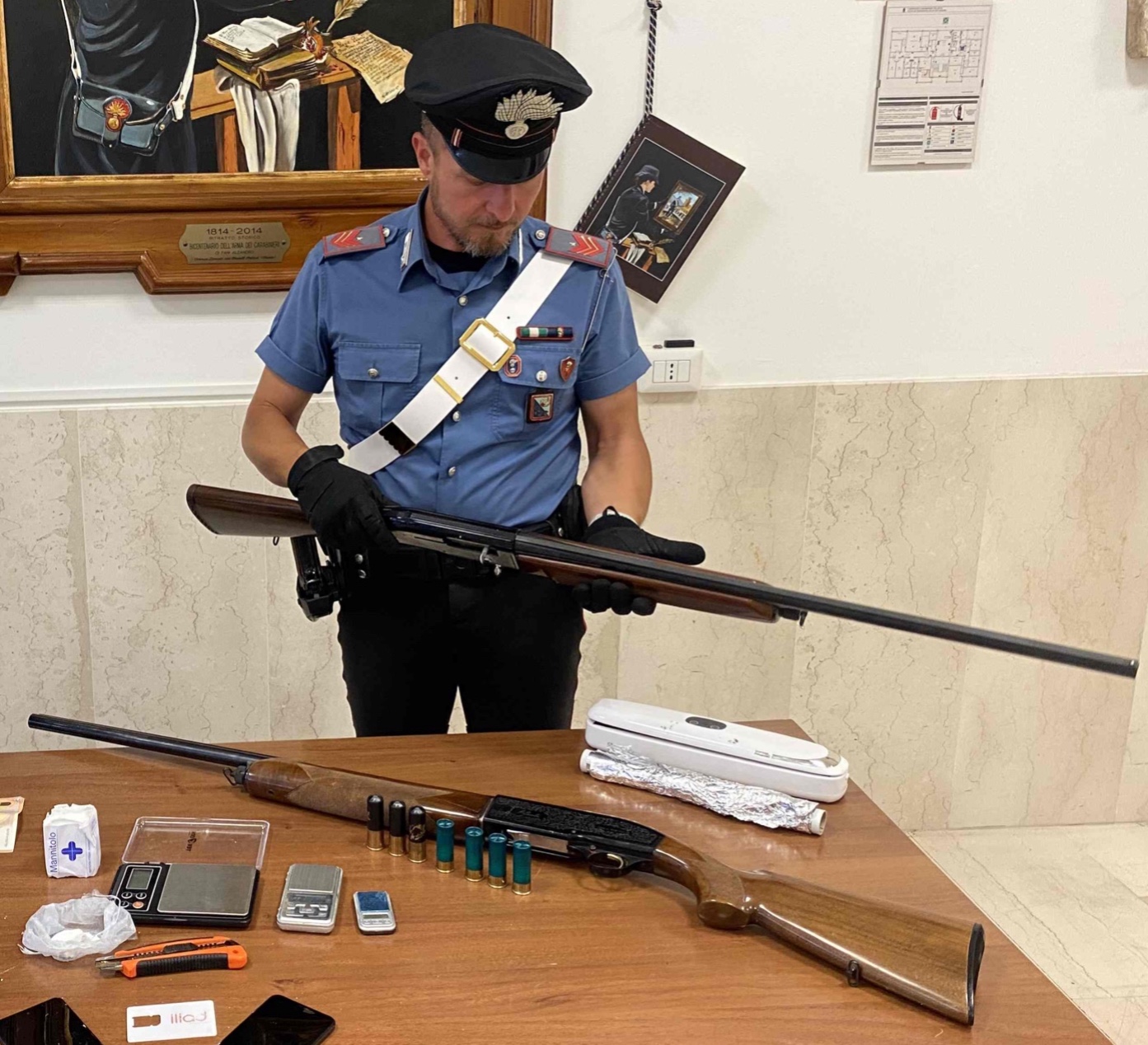 Velletri – Spaccio di droga, ricettazione e armi clandestine, due arresti (FOTO)