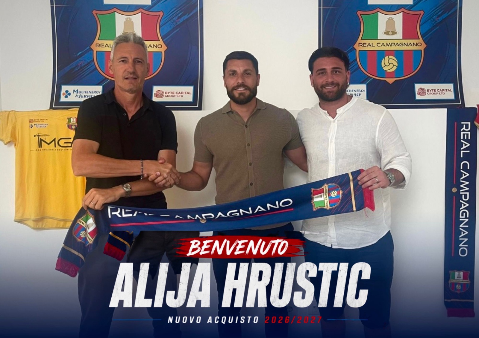 Mercato Promozione – Ambizioni Real Campagnano, Hrustic primo gioiello per Massimi