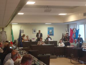 Santa Marinella, primo consiglio dell’era Manuelli: Vinaccia presidente (FOTO)