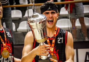 Basket Cerveteri, Claudio Tomasicchio campione under 22 del campionato nazionale olandese di basket