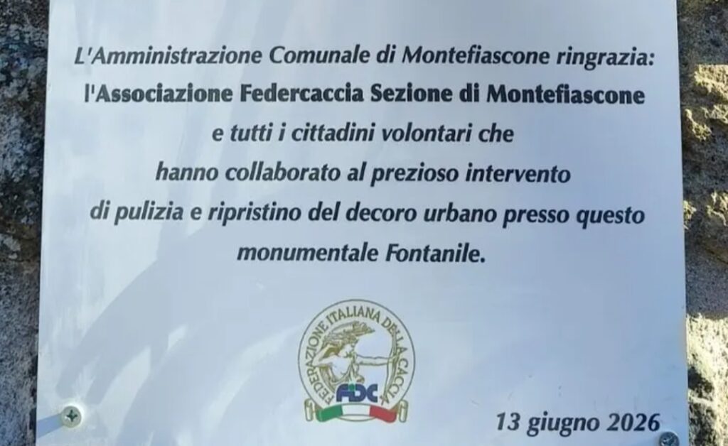 Enpa Viterbo contro l’amministrazione di Montefiascone: ” Targa a Federcaccia è una vergogna per chi si batte ogni giorno per l’ambiente”