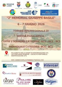 A Montefiascone il torneo interregionale di boccia paralimpica