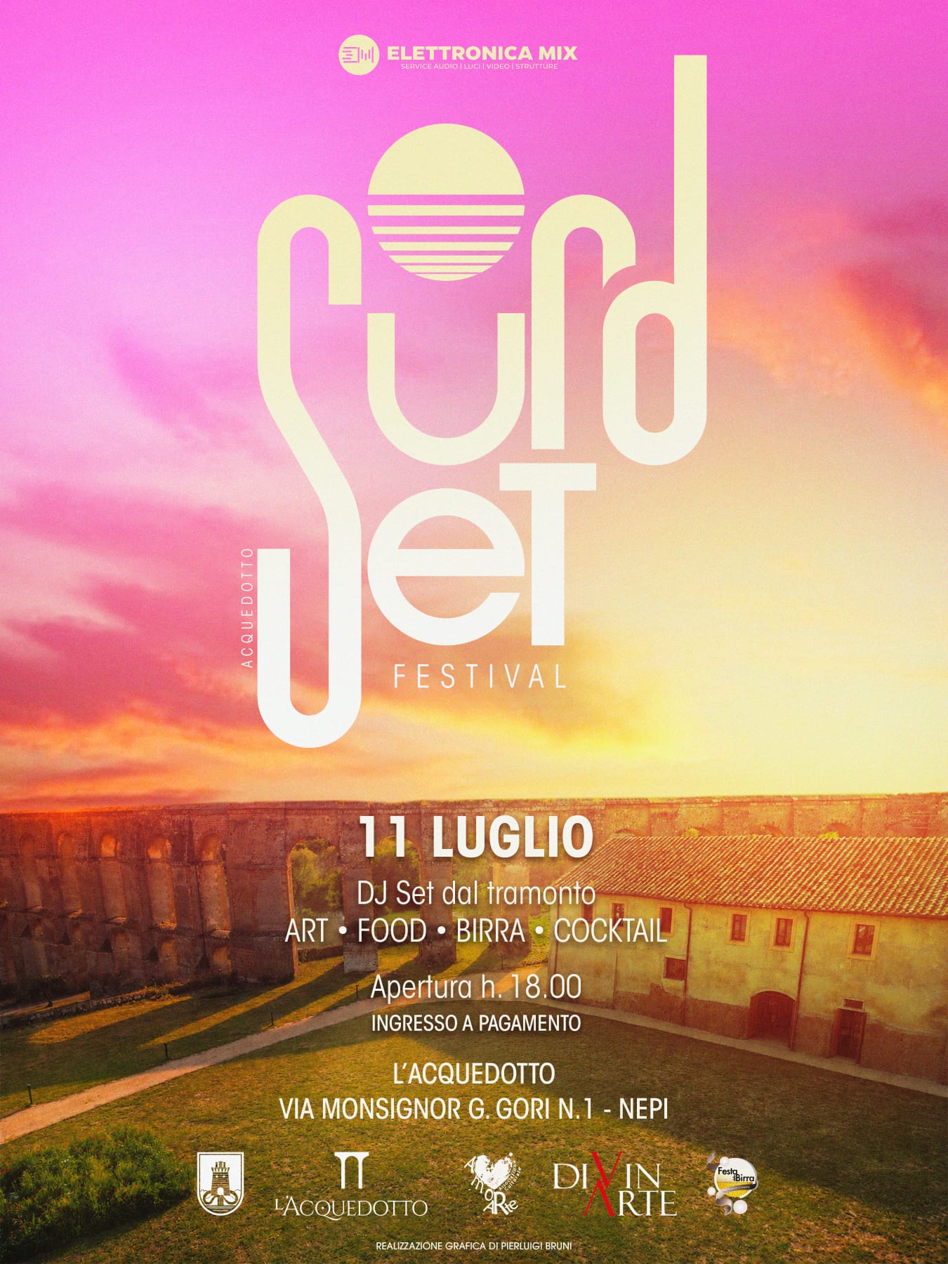 Sound Set Festival: all’Acquedotto di Nepi il djset sotto le stelle di Zona Bastarda con Pau dei Negrita e Bismark