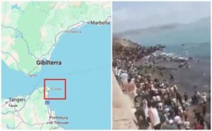 Invasione migranti dal Marocco, fonti Palazzo Chigi: “Governo valuta sospensione Schengen con la Spagna”