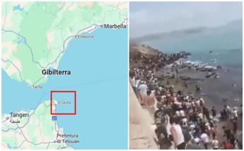 Invasione migranti dal Marocco, fonti Palazzo Chigi: “Governo valuta sospensione Schengen con la Spagna”