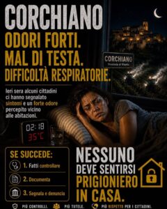 Mal di testa, difficoltà respiratorie e forte disagio: allarme sostanze tossiche a Corchiano