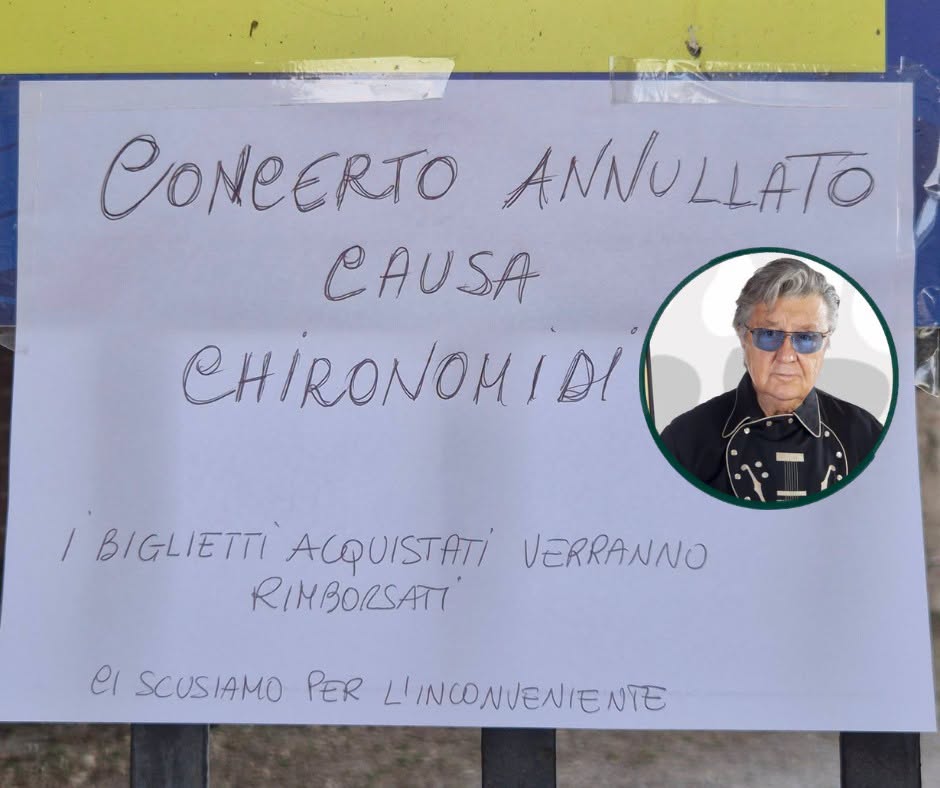 Troppi moscerini e Bobby Solo annulla il concerto, il festival sta valutando azioni legali