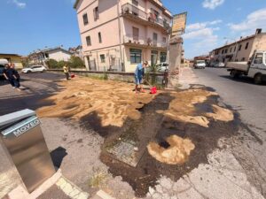 Perdita di gasolio da una cisterna, scattano i controlli ambientali a Tuscania (FOTO)