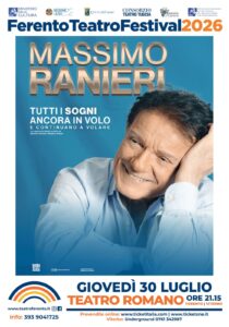 Viterbo – Attesa per il concerto di Massimo Ranieri al Ferento Teatro Festival
